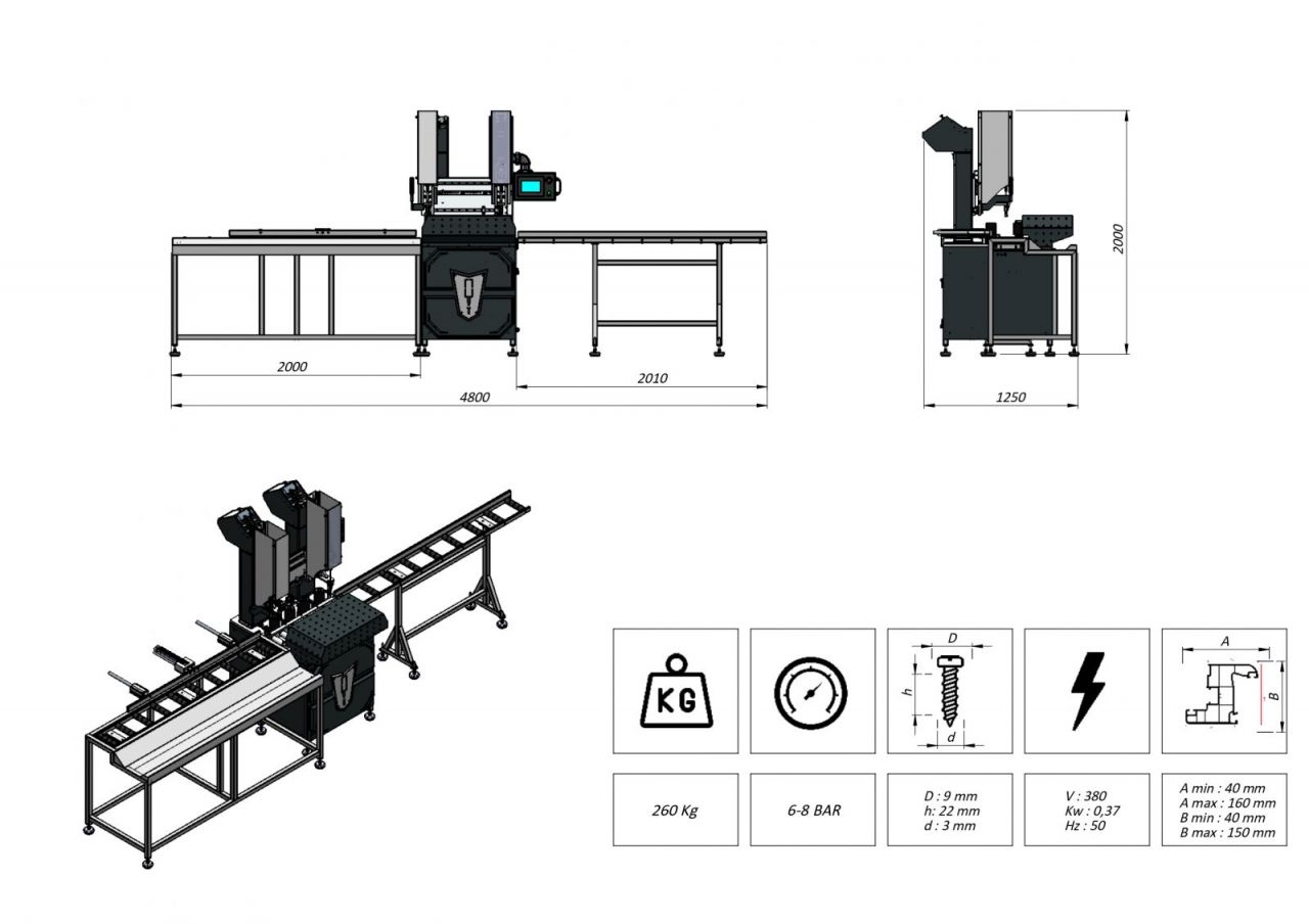 CNC Vidalama Makinesi CS-520 CS-520